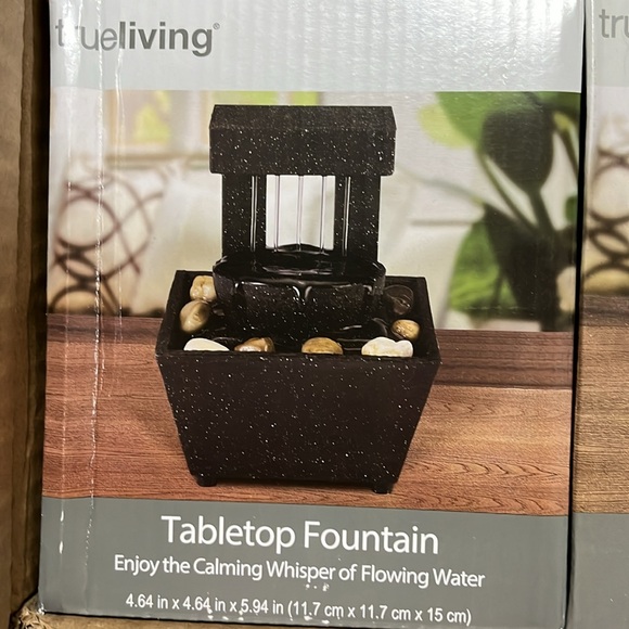 Tabletop fountain calming sounds of flowing water - Picture 3 of 4